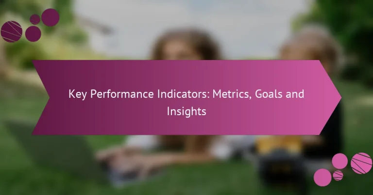 Key Performance Indicators: Metrics, Goals and Insights